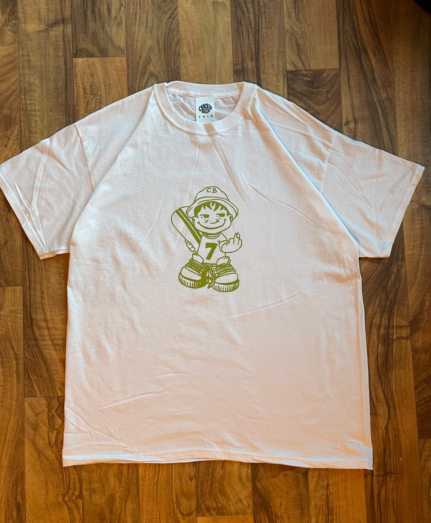 Graphic snowboarder tee