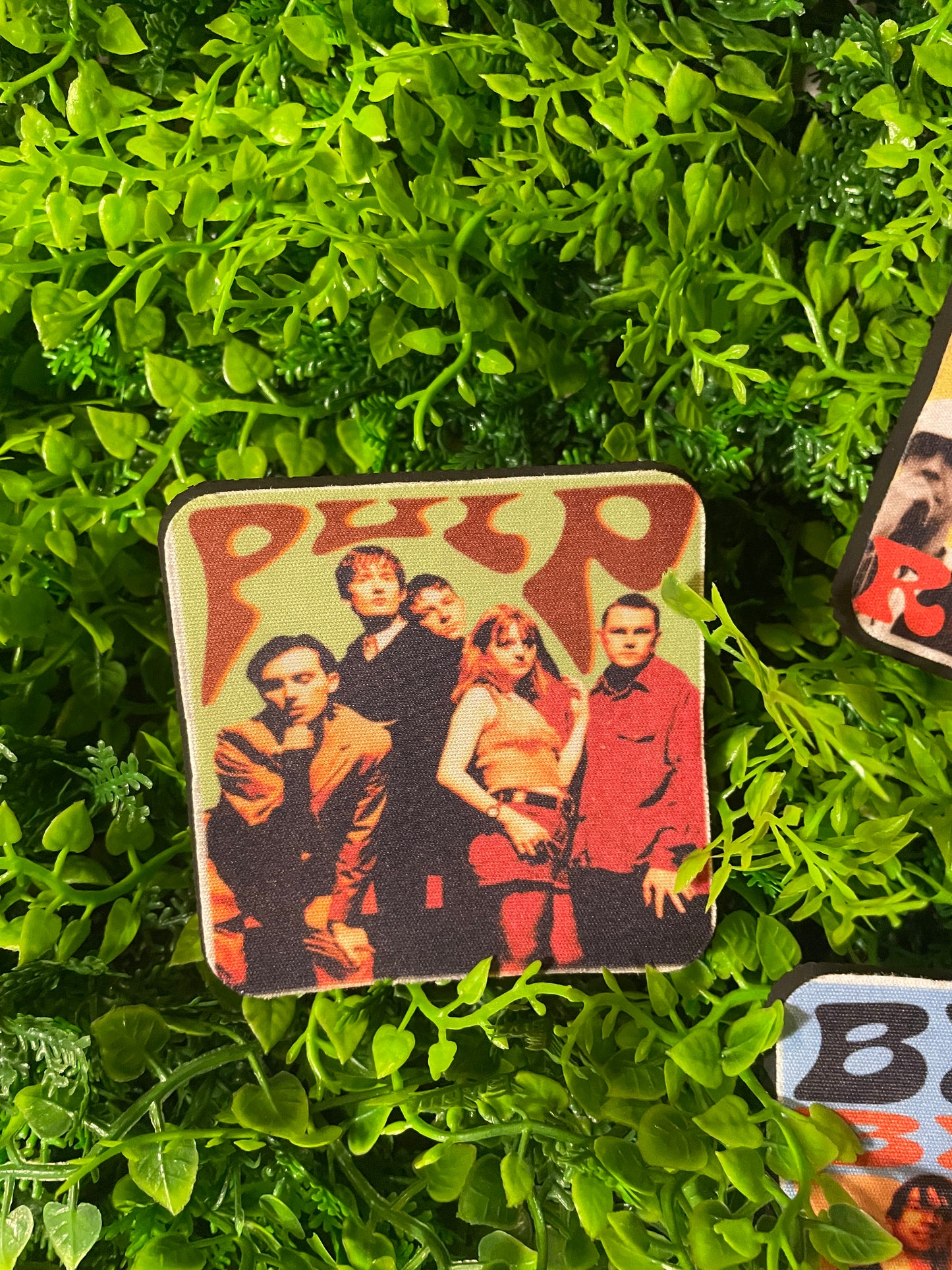 Brit pop Coaster set